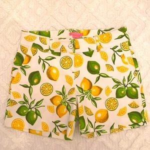 Super Cute Women’s Lemon Pattern Shorts